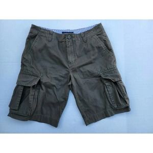 Tommy Hilfiger Cargo Shorts Men's Olive Green Size 30"